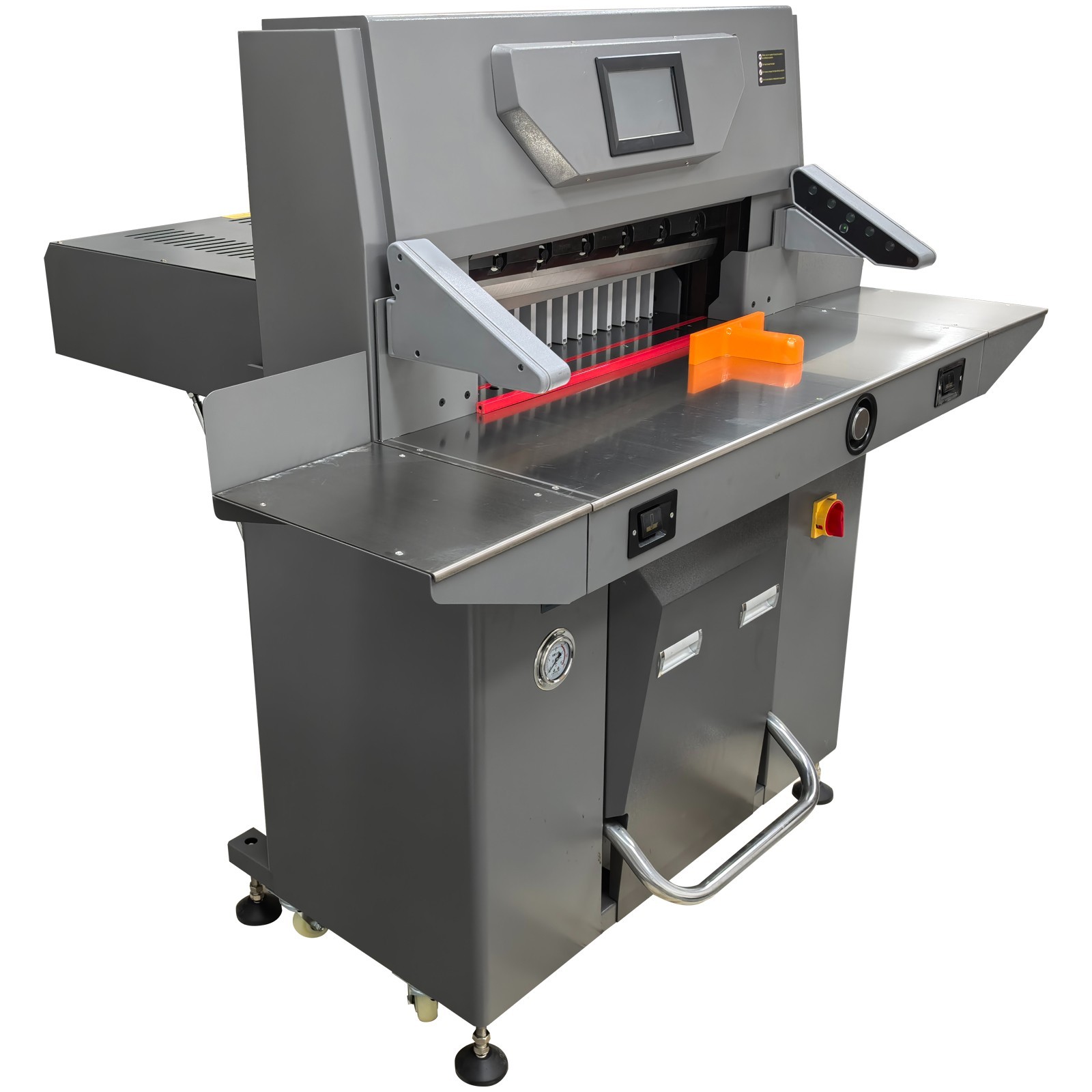 220V 26.38 in Programmable Electric Hydraulic Paper Cutter 3.94 in Thickness