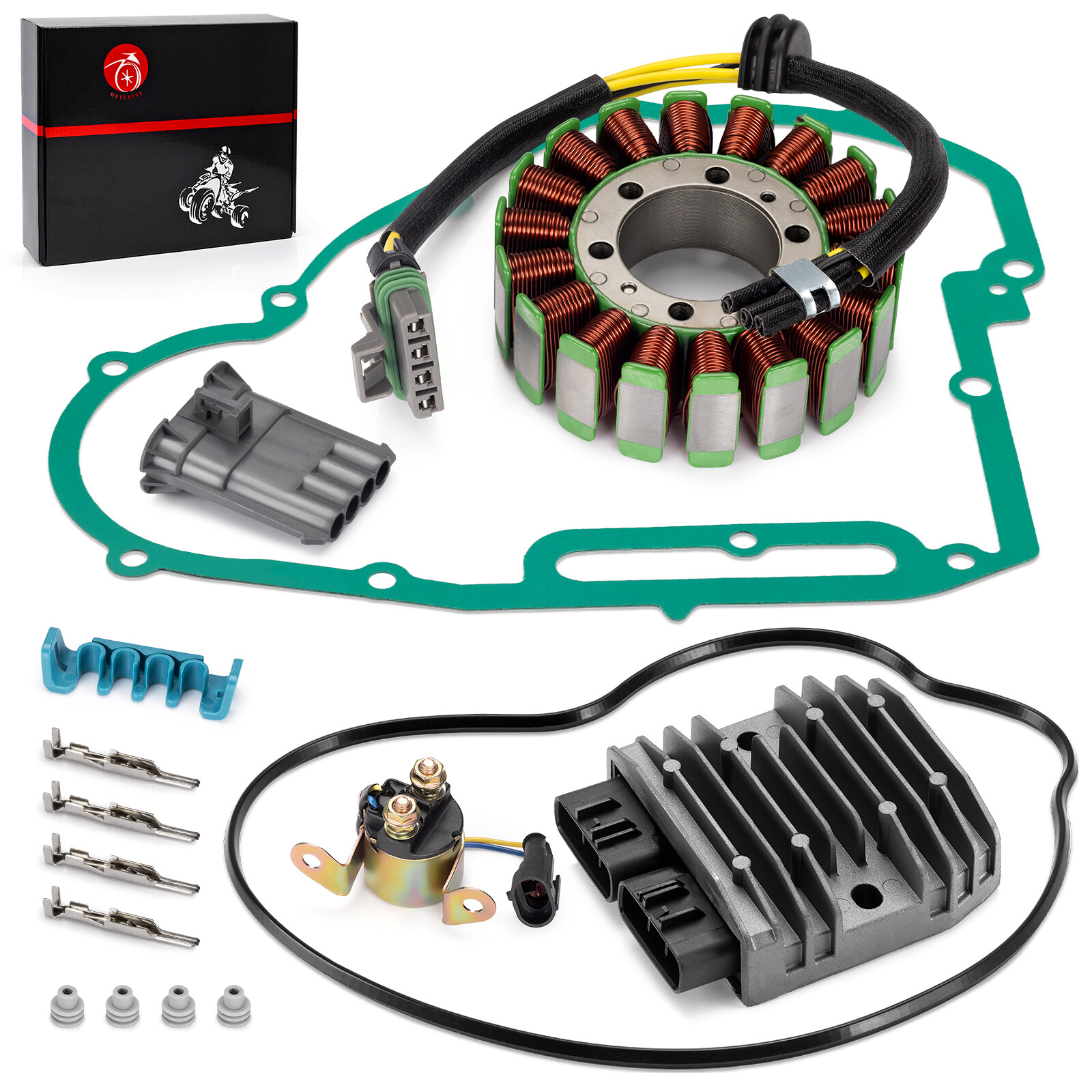 2011 2012-2017 for Polaris Ranger 800 Stator & Rectifier & Starter Relay Gasket