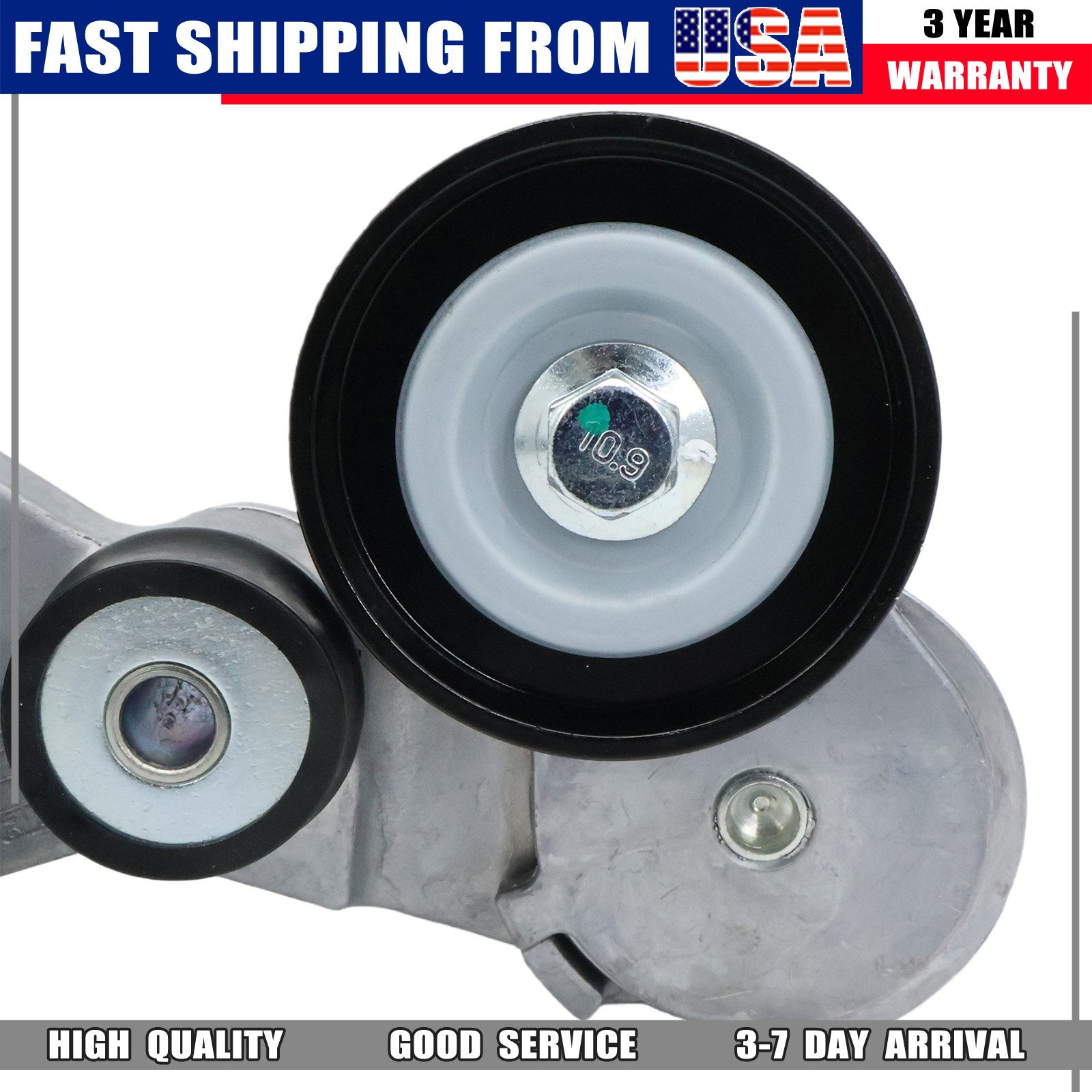 For 2012-2016 Buick LaCrosse Regal 2.4L 2x Serpentine Belt & Tensioner Assembly