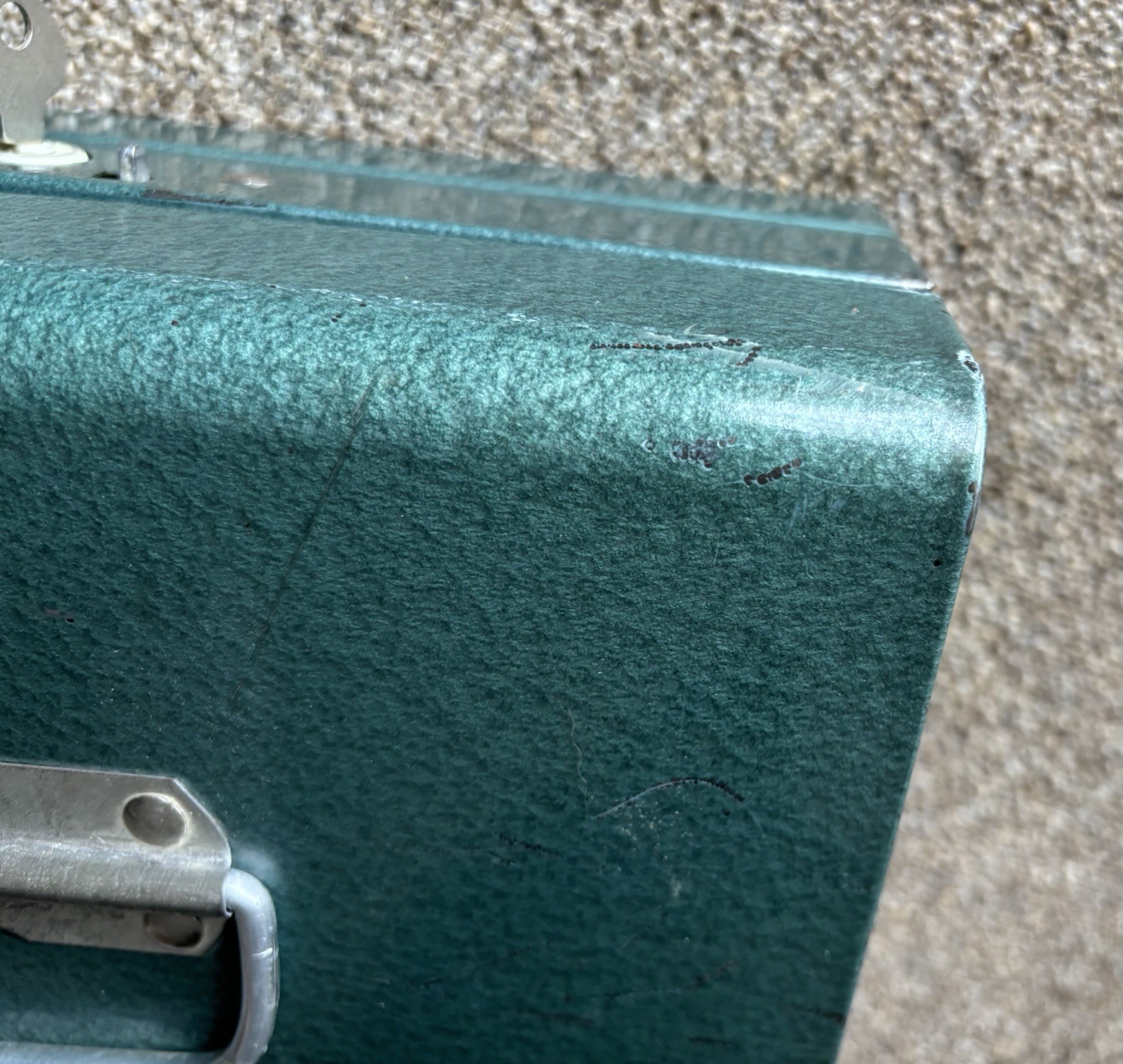 Vintage Green Metal Wards Master Quality 5 Drawer Tackle Box/Cash, Change Tray