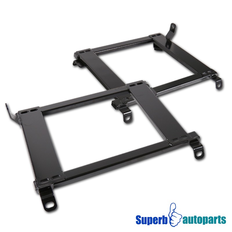 Fits 96-00 Civic Racing Seat Mounting Brackets Rail Tensile Steel Bucket Pair