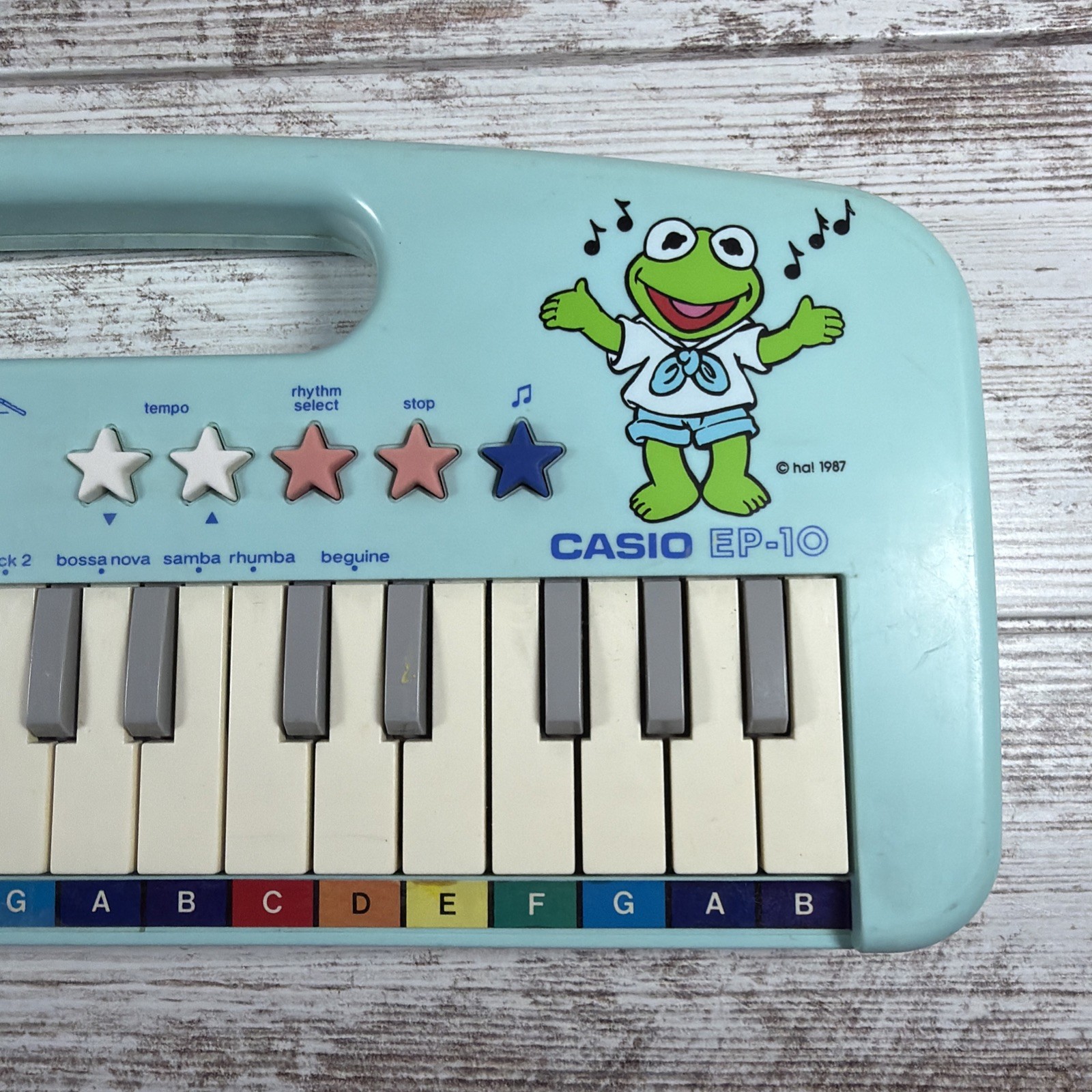 Muppet Babies Casio EP-10 Battery Keyboard Musical Instrument Used
