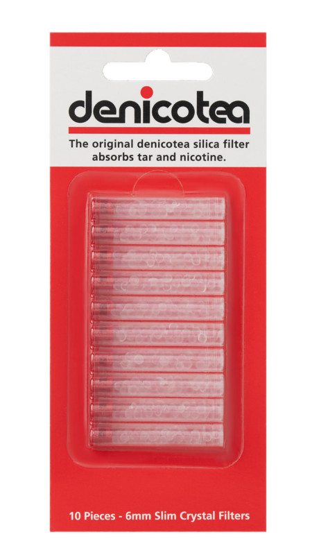 Denicotea 6mm Slim Filters - 10pc per pack 10135