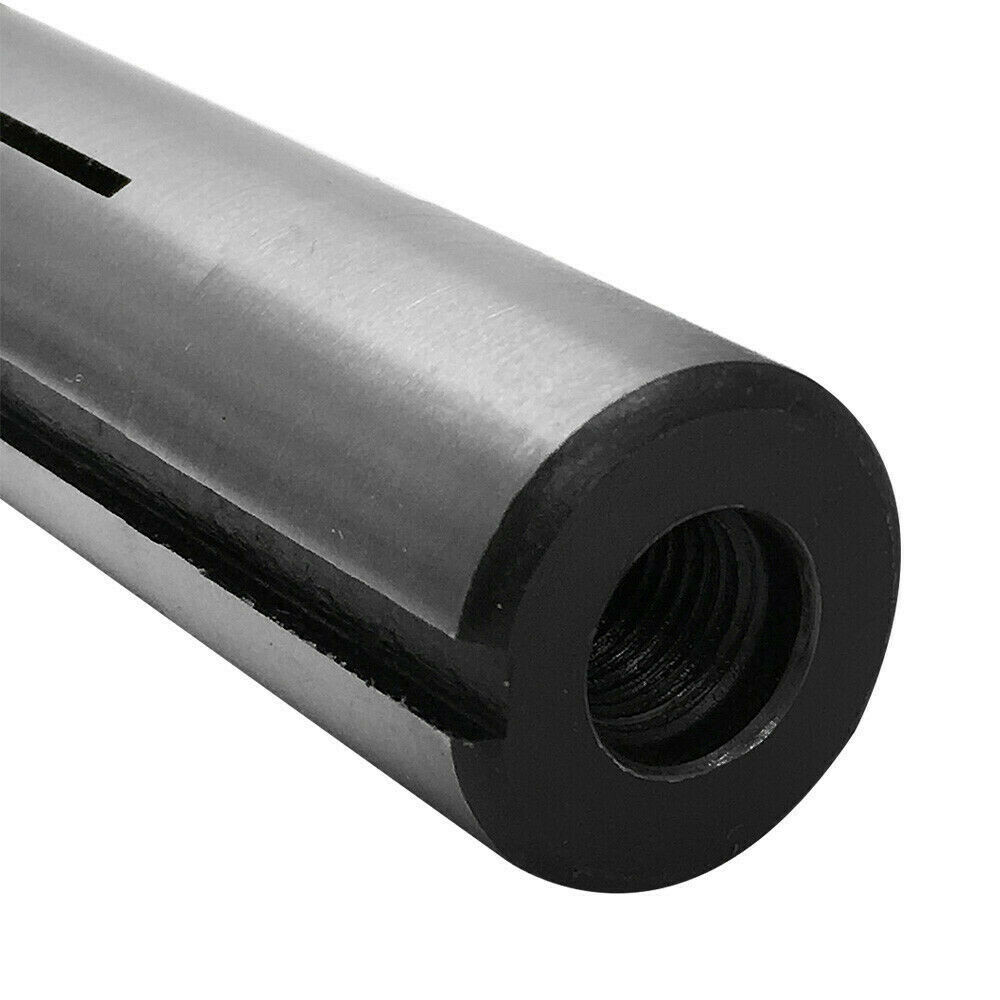 1/8" to 7/8" Precision R8 Round Collet Drawbar Thread 7/16"-20 Hardened Ground