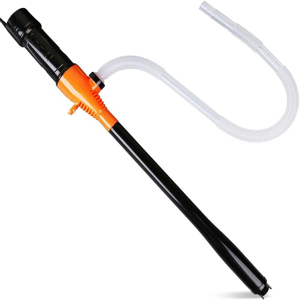 Deluxe Liquid Transfer Siphon Pump Battery Powered Gas Oil Water Fish Tank NEW