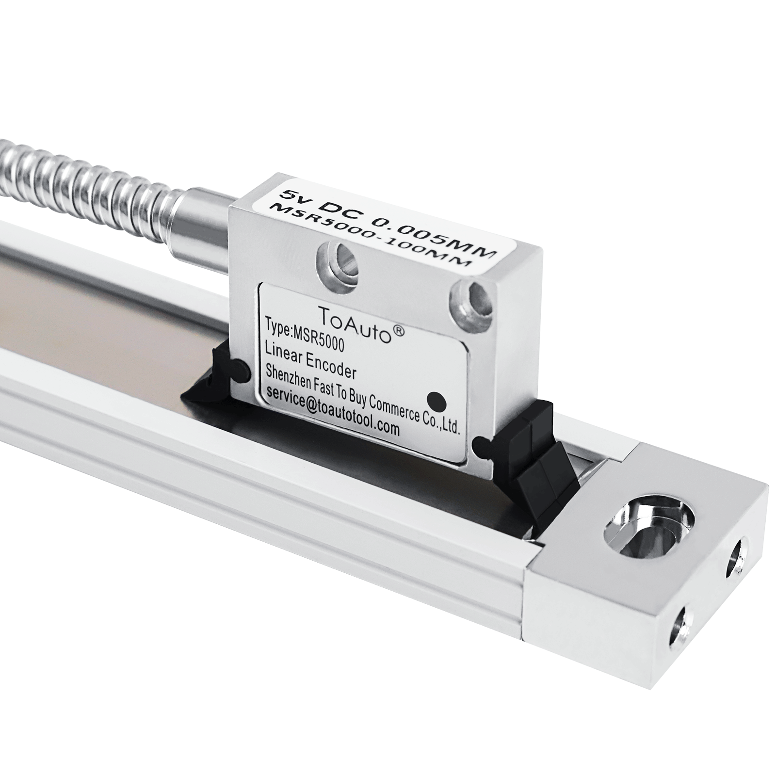 Magnet Scale 4"-40" Read Head Sensor 5um DRO Digital Readout,US STOCK