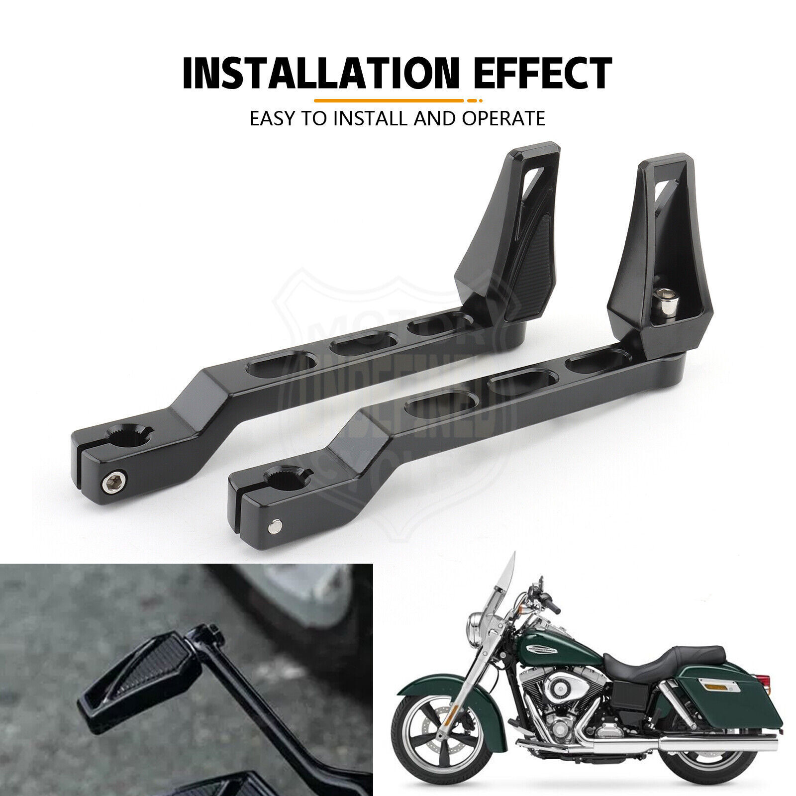 US Phantom Floorboards Foot Pegs Shifter Levers Pedal Touring Softail For Harley