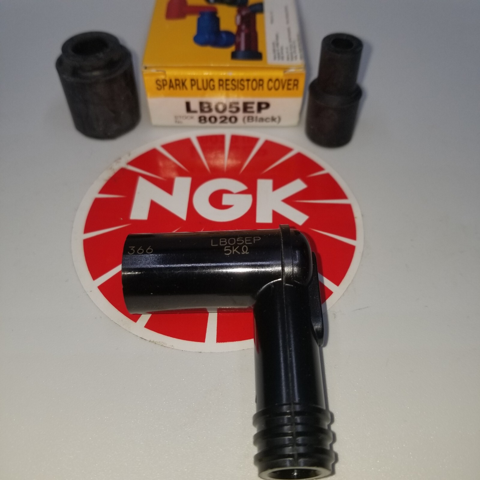 GENUINE NGK LB05EP # 8020 90 Spark Plug Cap 5k Ohms HONDA SUZUKI ROTAX YAMAHA