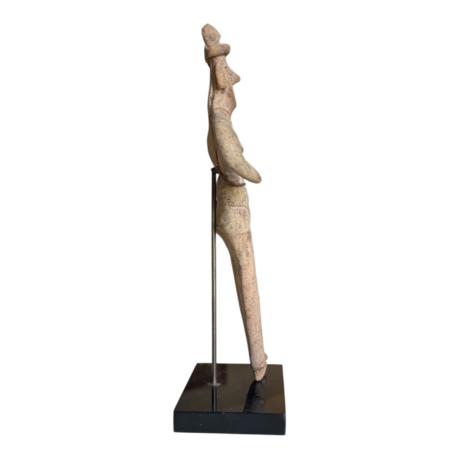 Antique Pre-Columbian Colima Pottery Flat Slab Figure