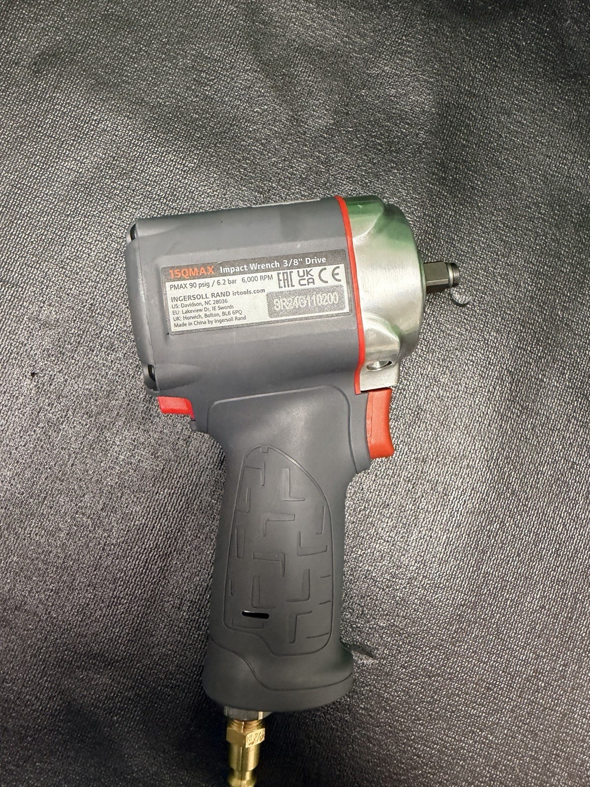 Ingersoll Rand IR NEW 15QMAX 3/8" Drive Quiet Ultra Stubby Air Impact Wrench