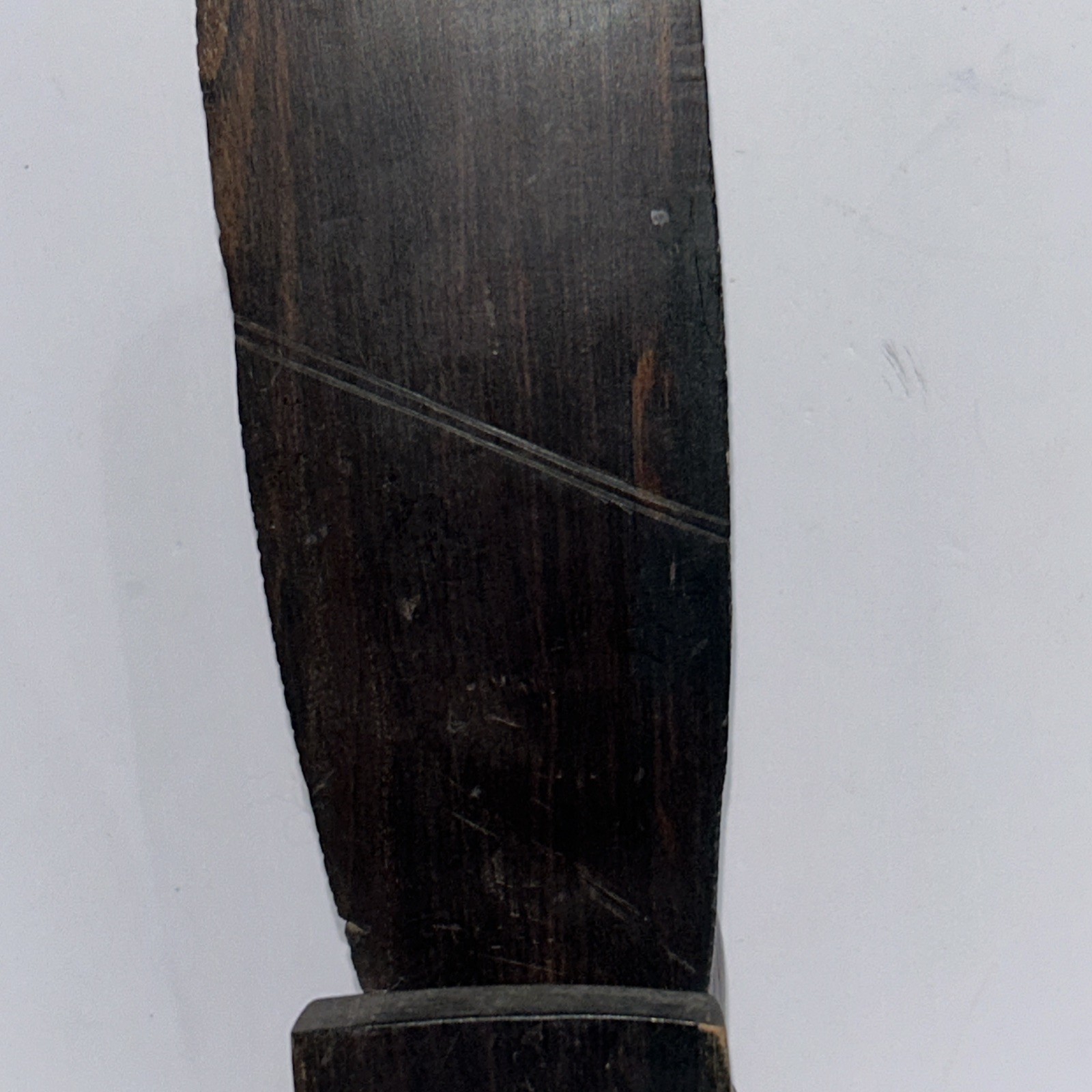 Vintage African Wooden Hand-Carved Tribal Sculpture Statue Bust Bookend Decor