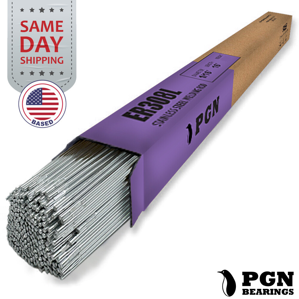 ER308L 1-lb 1/16" x 16" Stainless Steel Welding Rod - TIG Filler Rod, TIG Rod