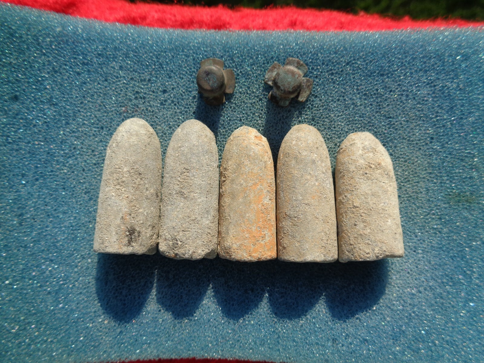 Inert Safe Relic Savannah Recovered Civil War Confederate Enfield Bullet & P Cap