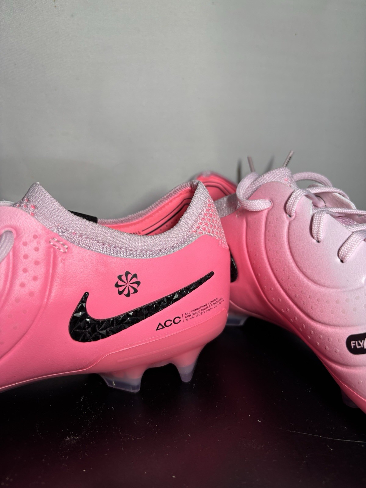 Nike Legend 10 Elite FG ACC Soccer Pink Foam Cleats FN7276-601 Men's Size 9.5