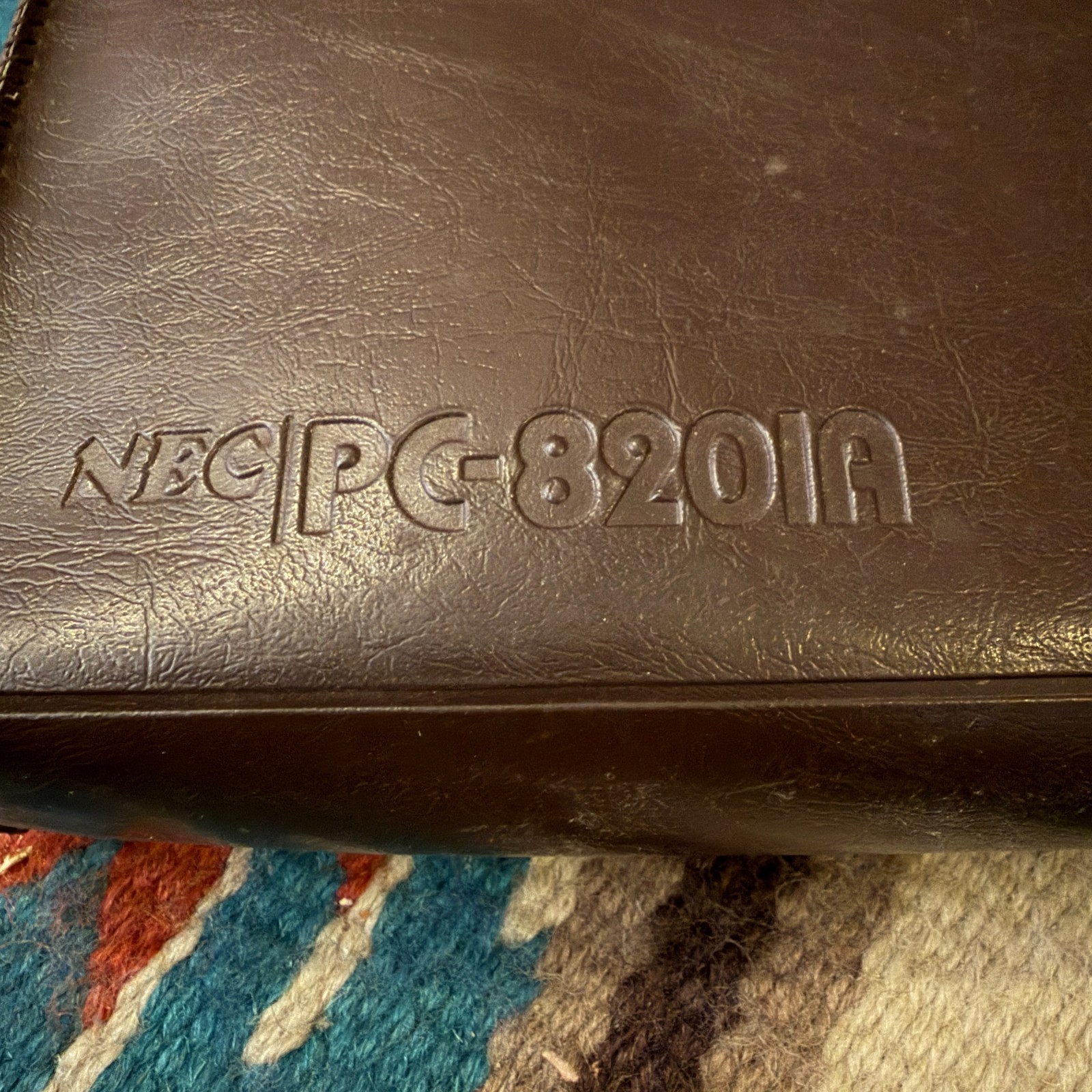 NEC PC-8201A Vintage 1983 Portable Mini Computer w/ Original Bag, For Restore!