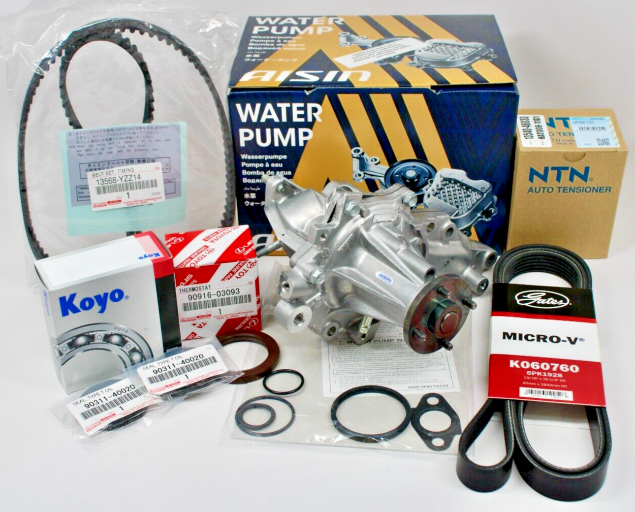 Complete Timing Belt Water Pump Kit IS300 GS300 GENUINE & OE Manufacture Parts