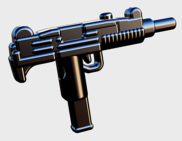 Brickarms Ex-Pro SMG Weapon for Minifigures -Pick Color!-  NEW