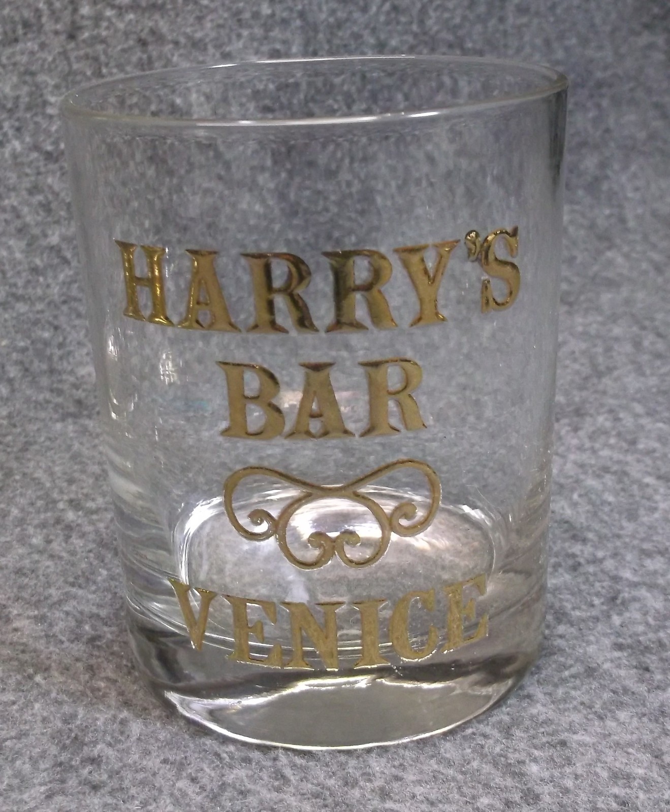 RARE VINTAGE CERA "WORLD FAMOUS BAR COLLECTION" SET OF 6 GLASSES 22K GOLD TRIM