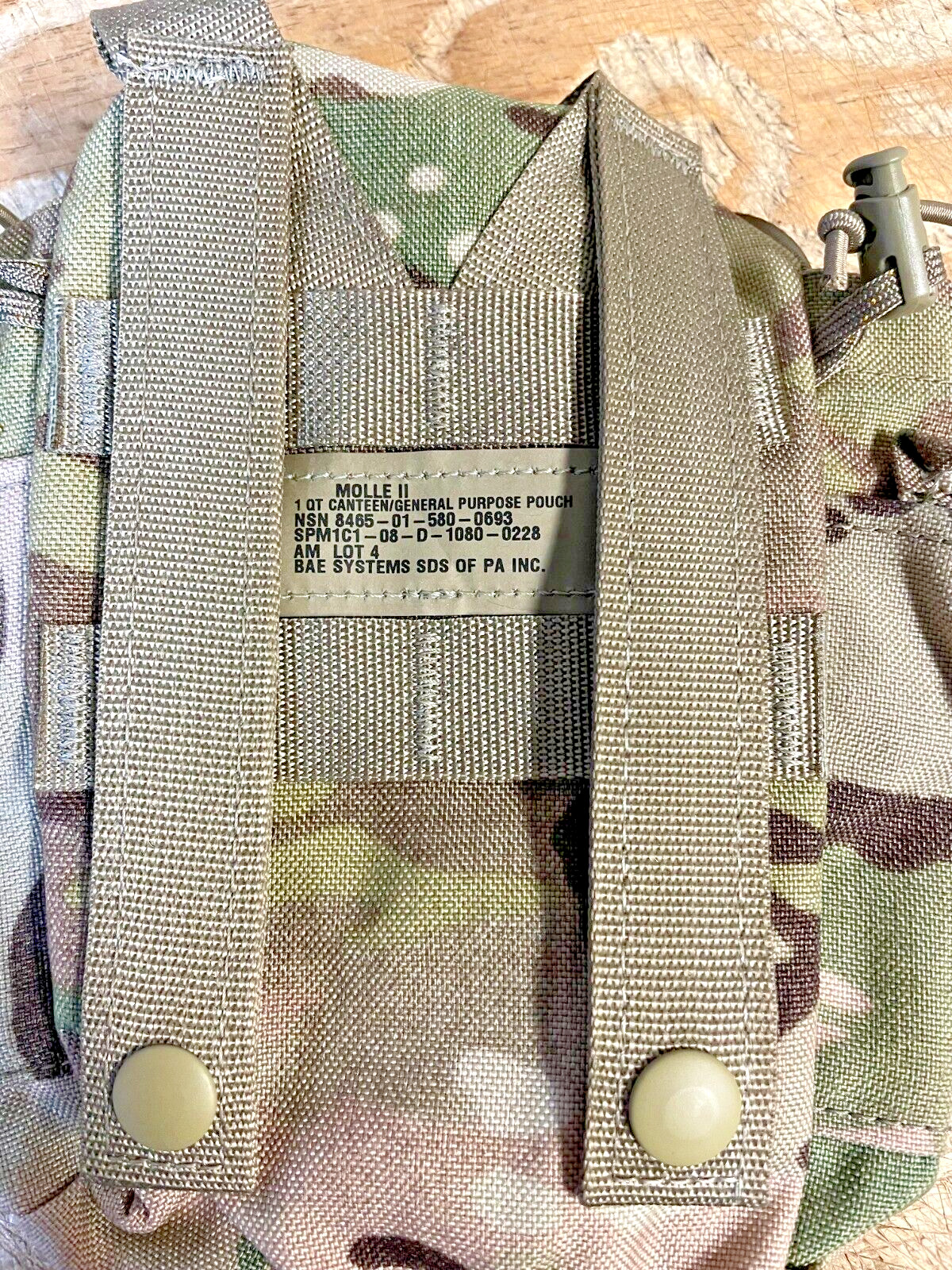 USGI 1 QT General Purpose Canteen Pouch Cover Molle II OCP MINT