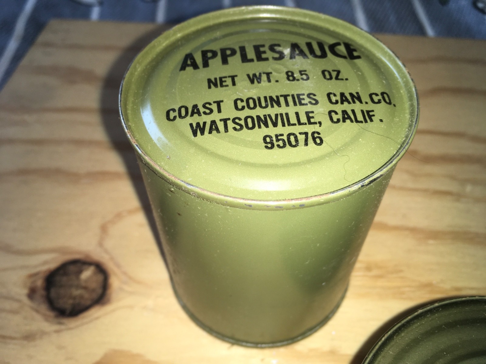 Vtg US MILITARY Meal Combat Individual B-1 Unit C RATION Pork Slices With Juices