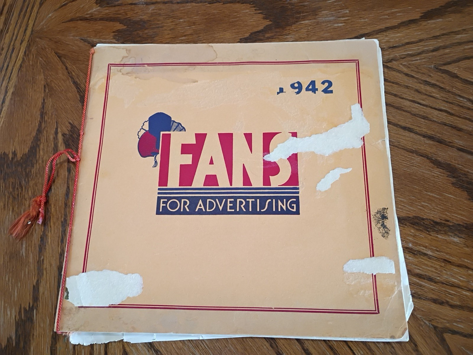 Vintage 1942 Paper Advertising Fans Catalog