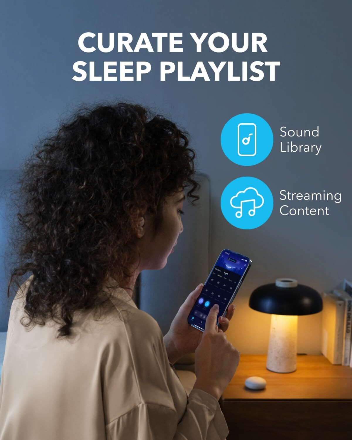 Soundcore Sleep A20 Noise Blocking Sleep Earbuds Sleep Monitor 80Hr Play |Refurb