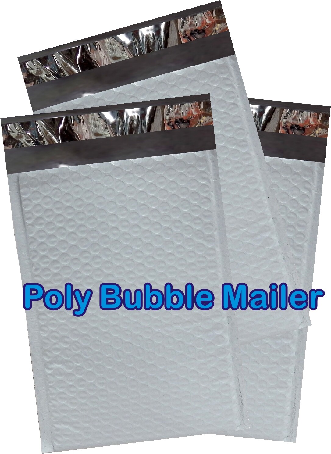 PolycyberUSA 500 pcs #0000 Poly Bubble Envelopes Mailers (Inner 4x6)
