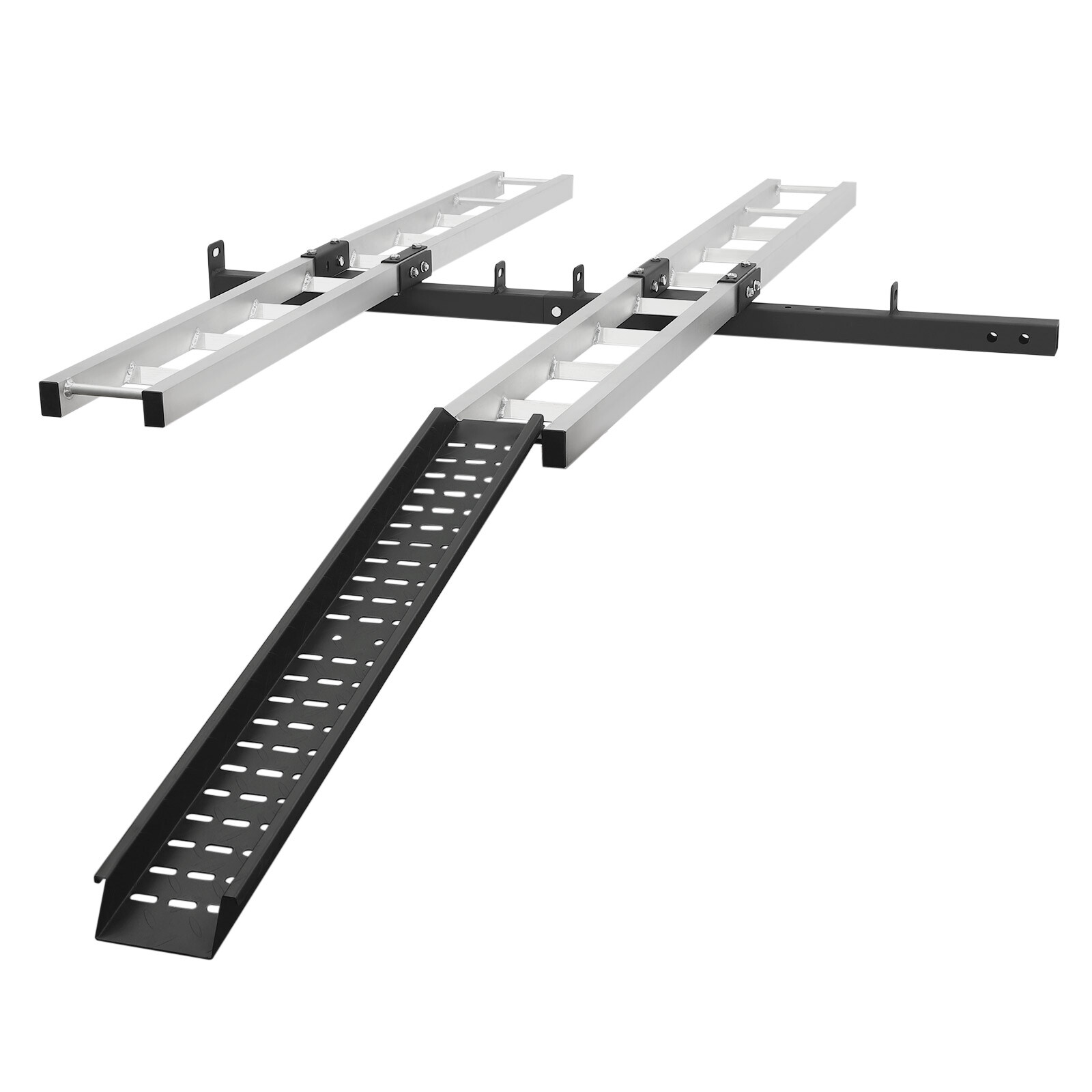 600 LBS Heavy Duty Motorcycle Carrier Dirt Bike Rack Hitch Mount Hauler w/ Strap