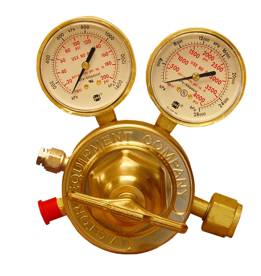 0384-0807 Victor Journeyman 450 Torch Kit Set With Regulators CA2460 315FC SR450