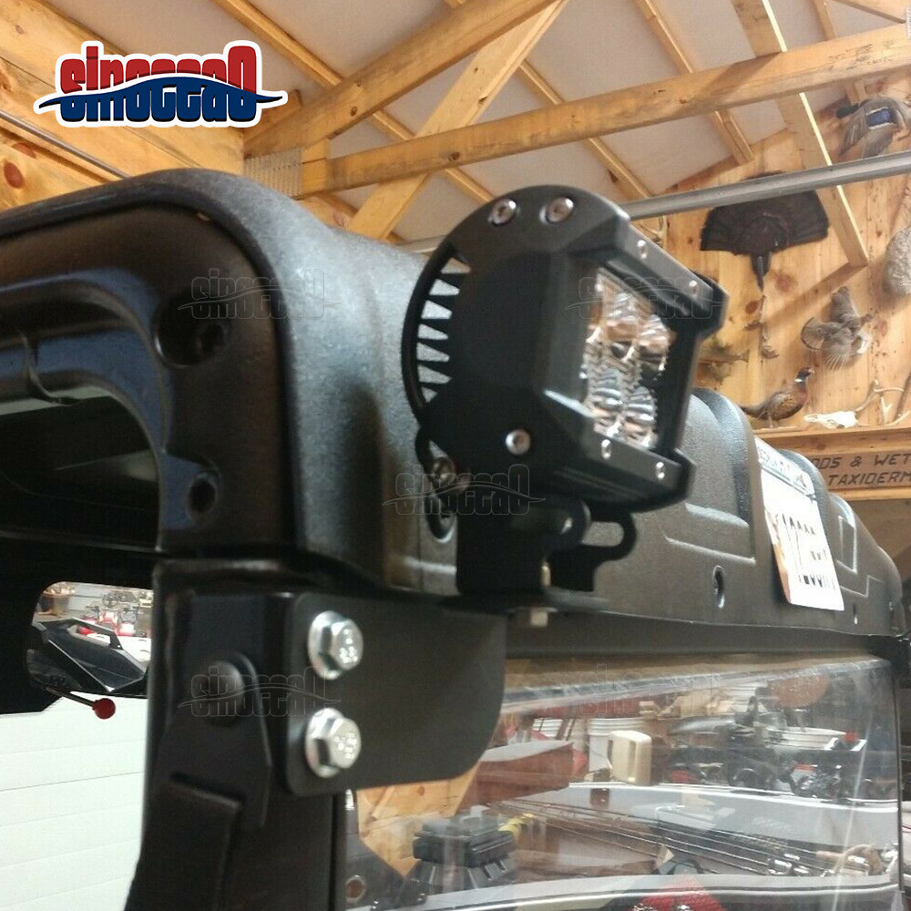 For Polaris Ranger Full Size 2013-24 Rear LED Cube Tailed Light Mount Brackets