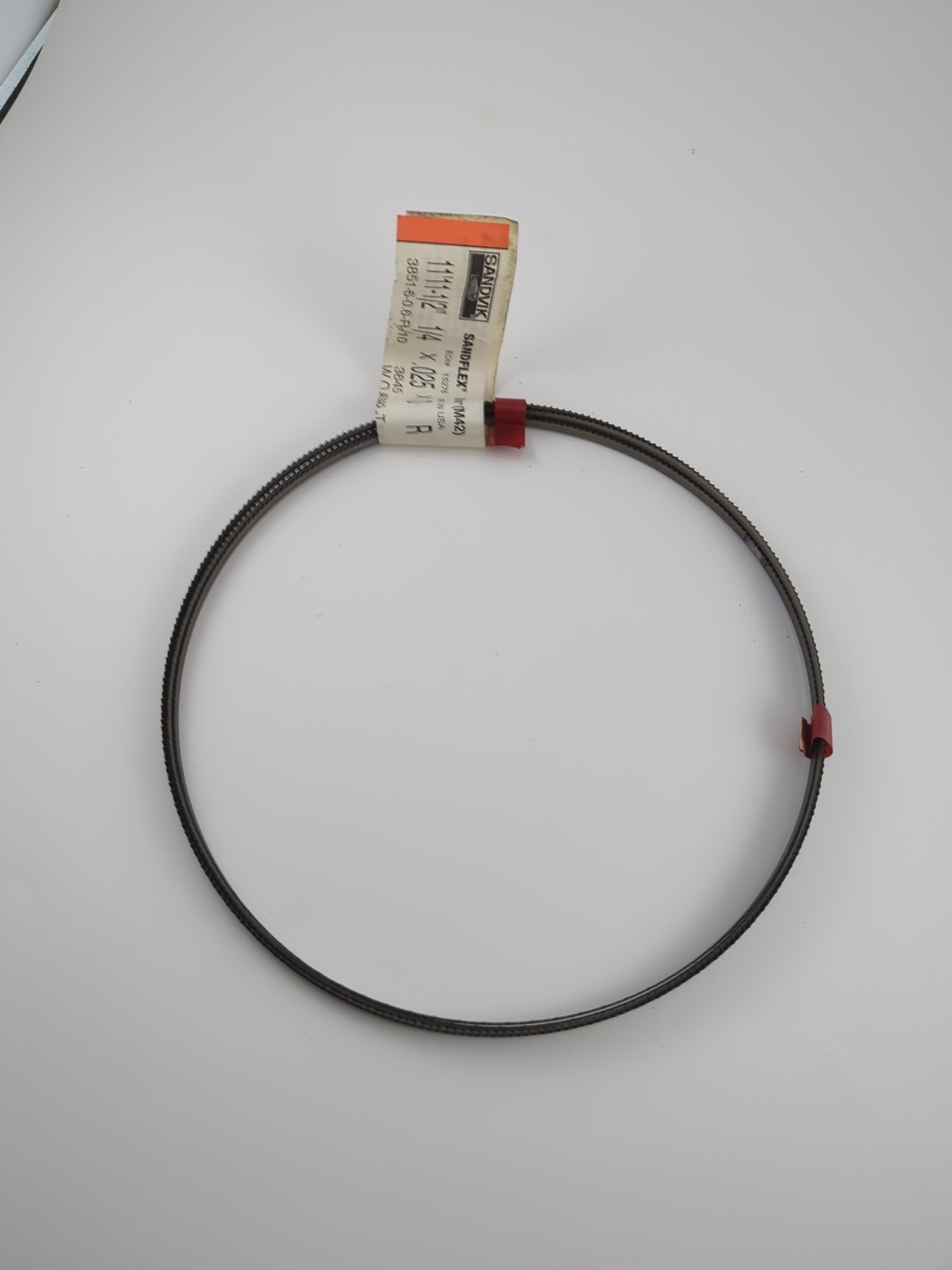 143 1/2" (11'-11 1/2") x 1/4" x .025" 10TPI Sandvik M42 Bi-metal Band Saw Blade