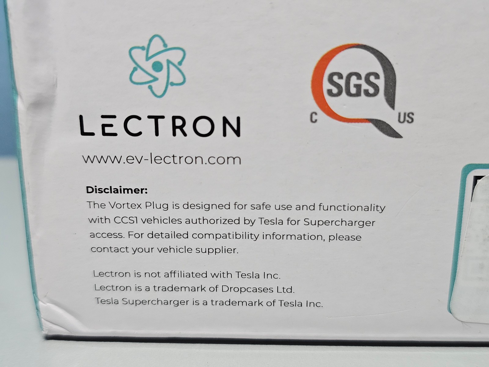 Lectron Vortex Plus Supercharger NACS to CCS Adapter w/ Interlock 500A/1000V New