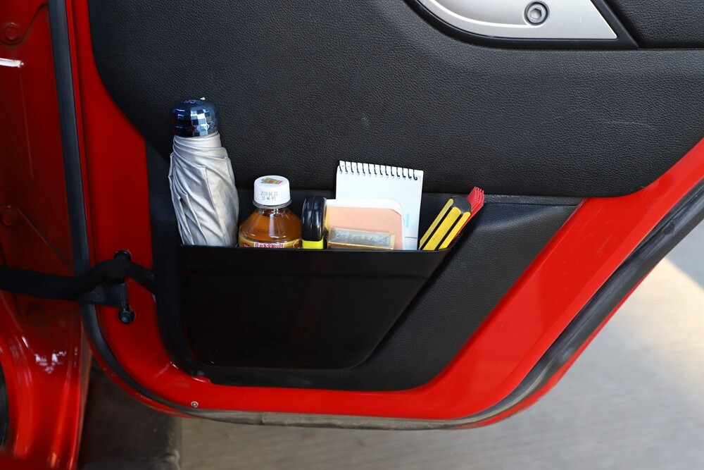 Front & Rear Door Net Pocket Storage Box Organizer For Jeep Wrangler JK 11+ 4-Dr