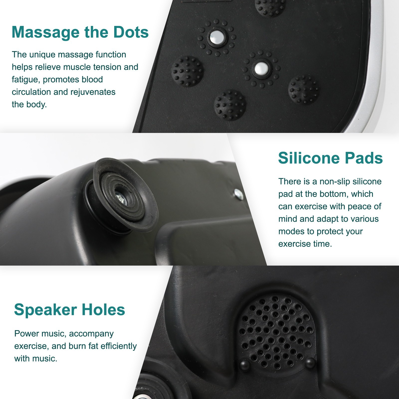 NEW Vibration Plate Exercise Machine Whole Body Workout Vibrate Platform Fitness