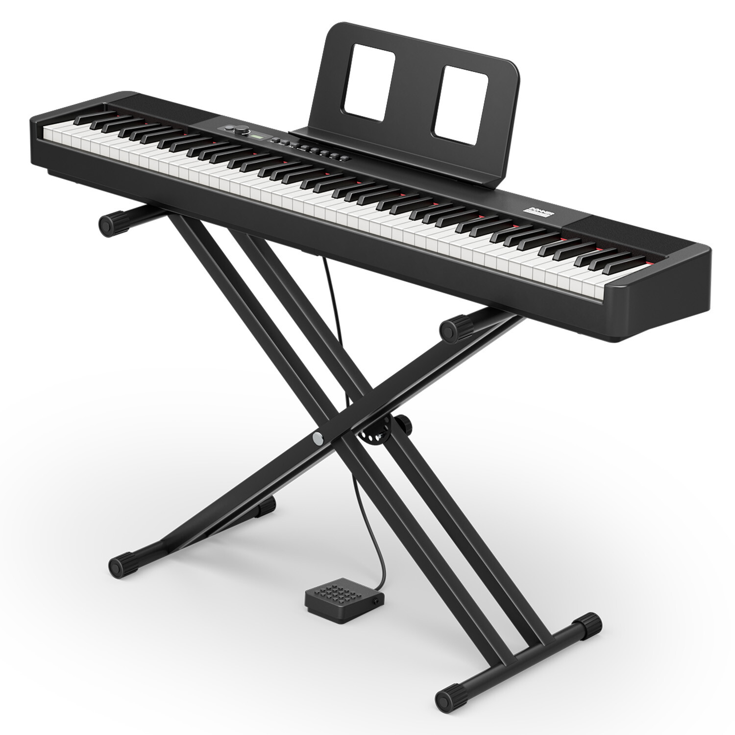 Donner DEP-20 Lite Digital Piano Keyboard with Stand and Pedal