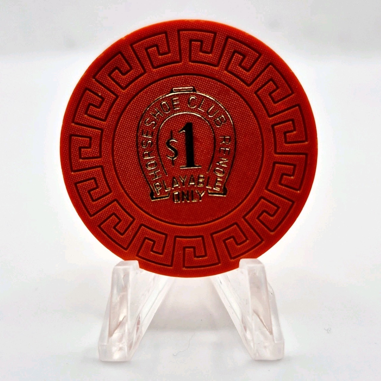 Horseshoe Club Casino Reno Nevada 1970s $1 NCV Casino Chip N5766