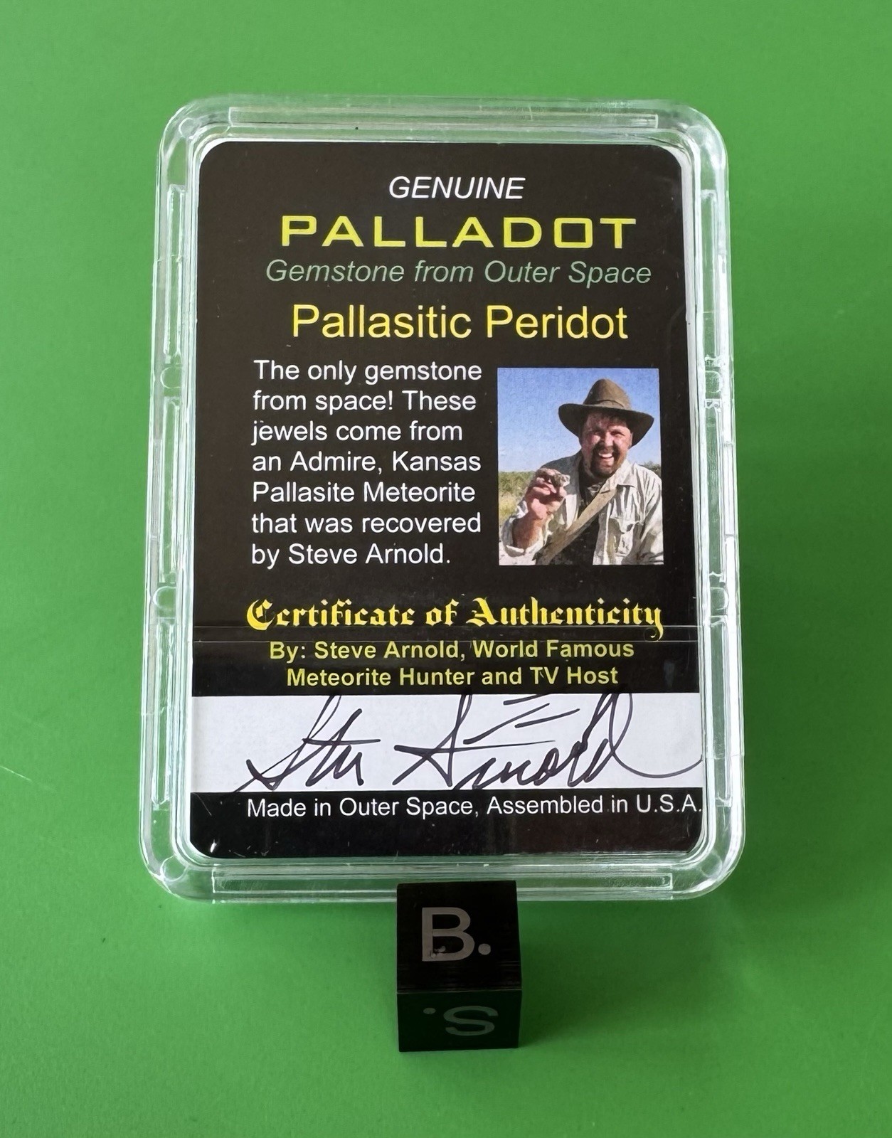 Palladot™ Pallasitic Peridot ~ .09ct Gemstone From Space by Meteorite Men Steve