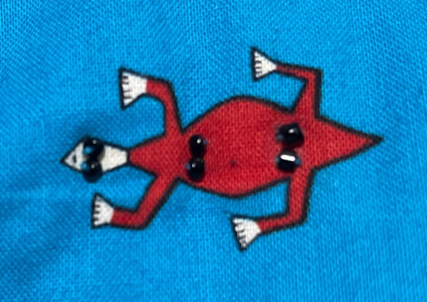 Native American Hopi Beaded Kachina Dolls Quilted Jacket Size XL Handmade