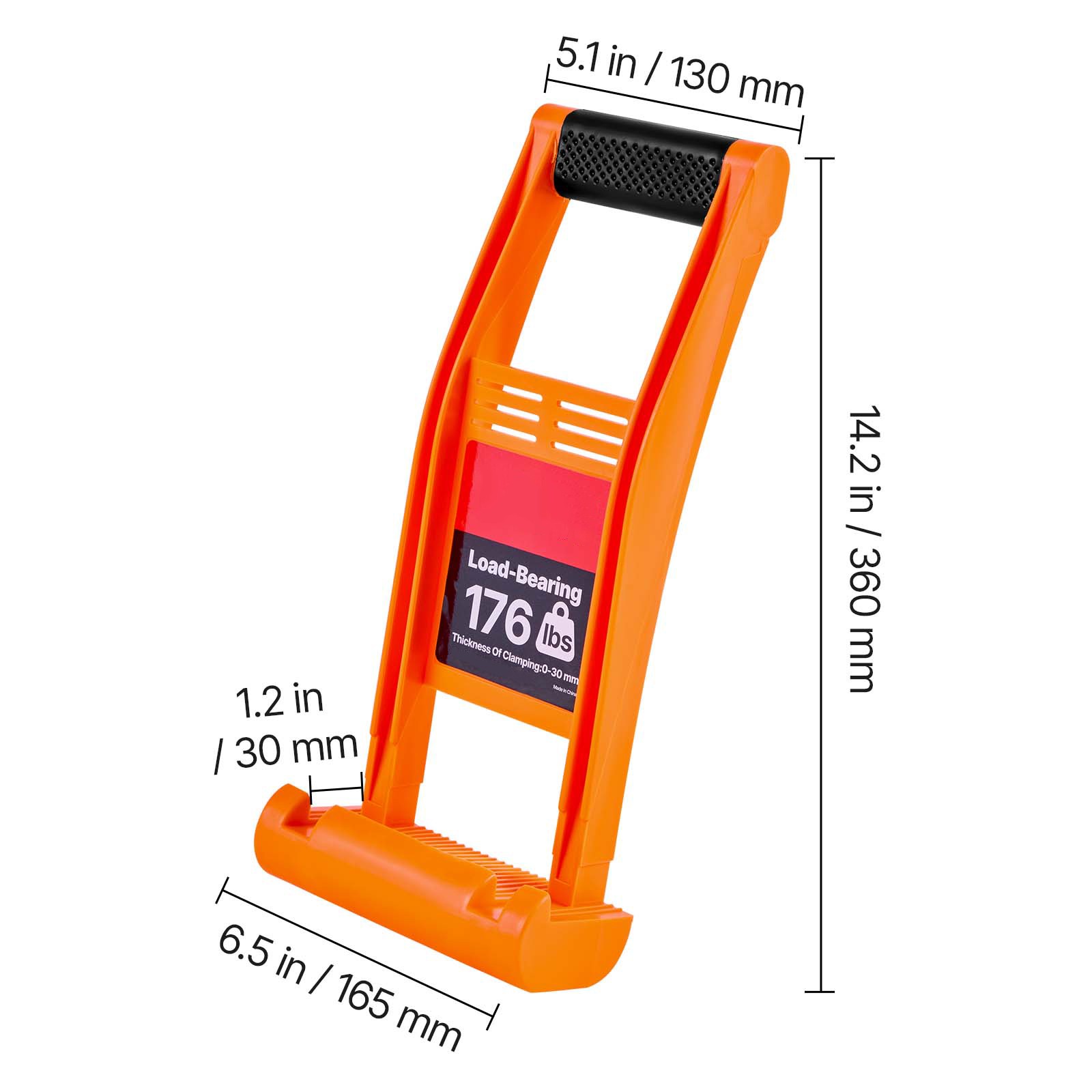 Drywall Carrier 2 Pack Plywood Carriers Handles with 176 lbs Load