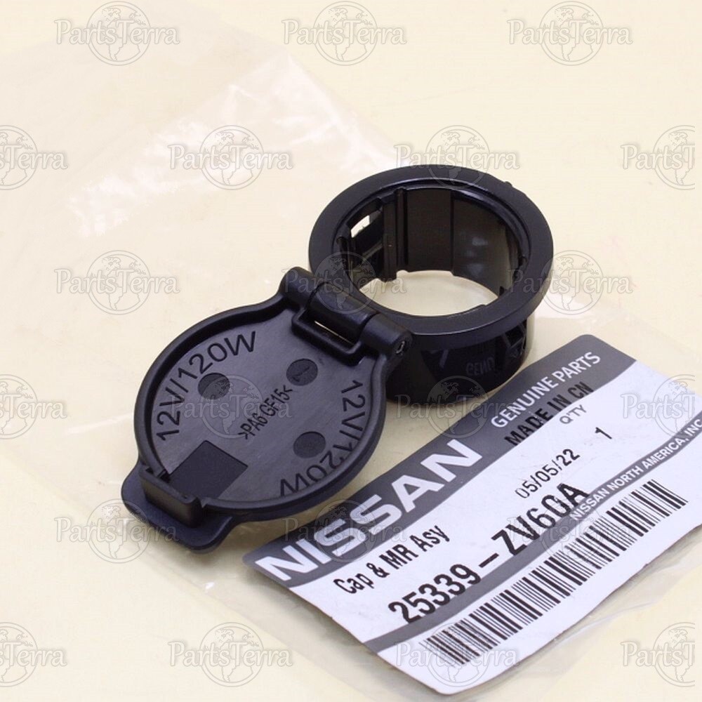 New Genuine OEM Nissan Power Outlet Socket Cap Cigarette Lighter Cap 25339-ZV60A