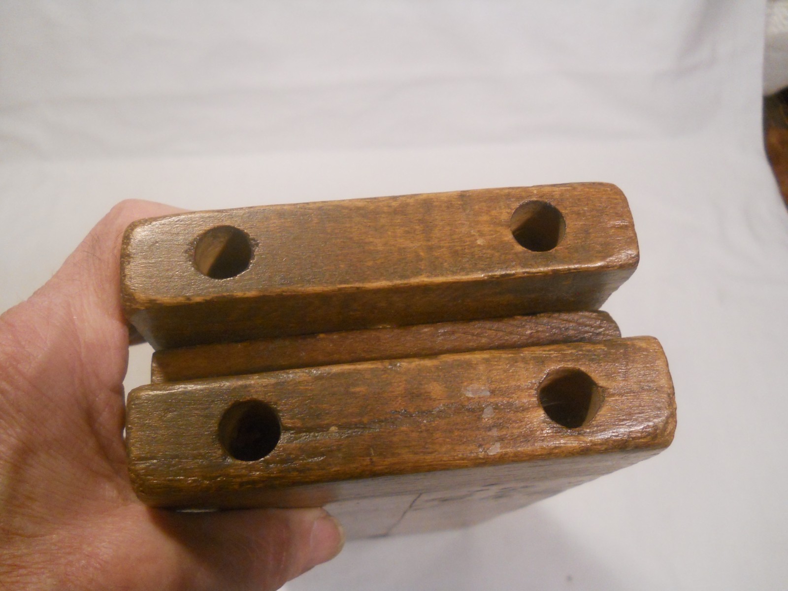 Vintage The Miller Dubrul & Peters Mfg. Co. Wood 10 Cigar Mold Press Tobacco