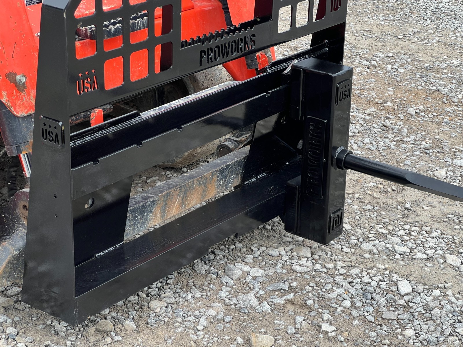 49-inch Hay Bale Spear Attachment for Class II ITA Pallet Fork