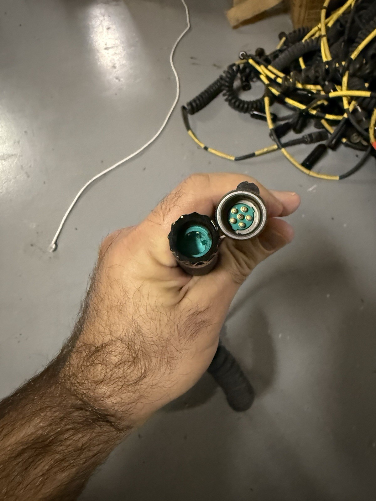 VIC-3 Intercom Headset Bailout Cable CX-13479 Ft Long - HMMWV HUMVEE