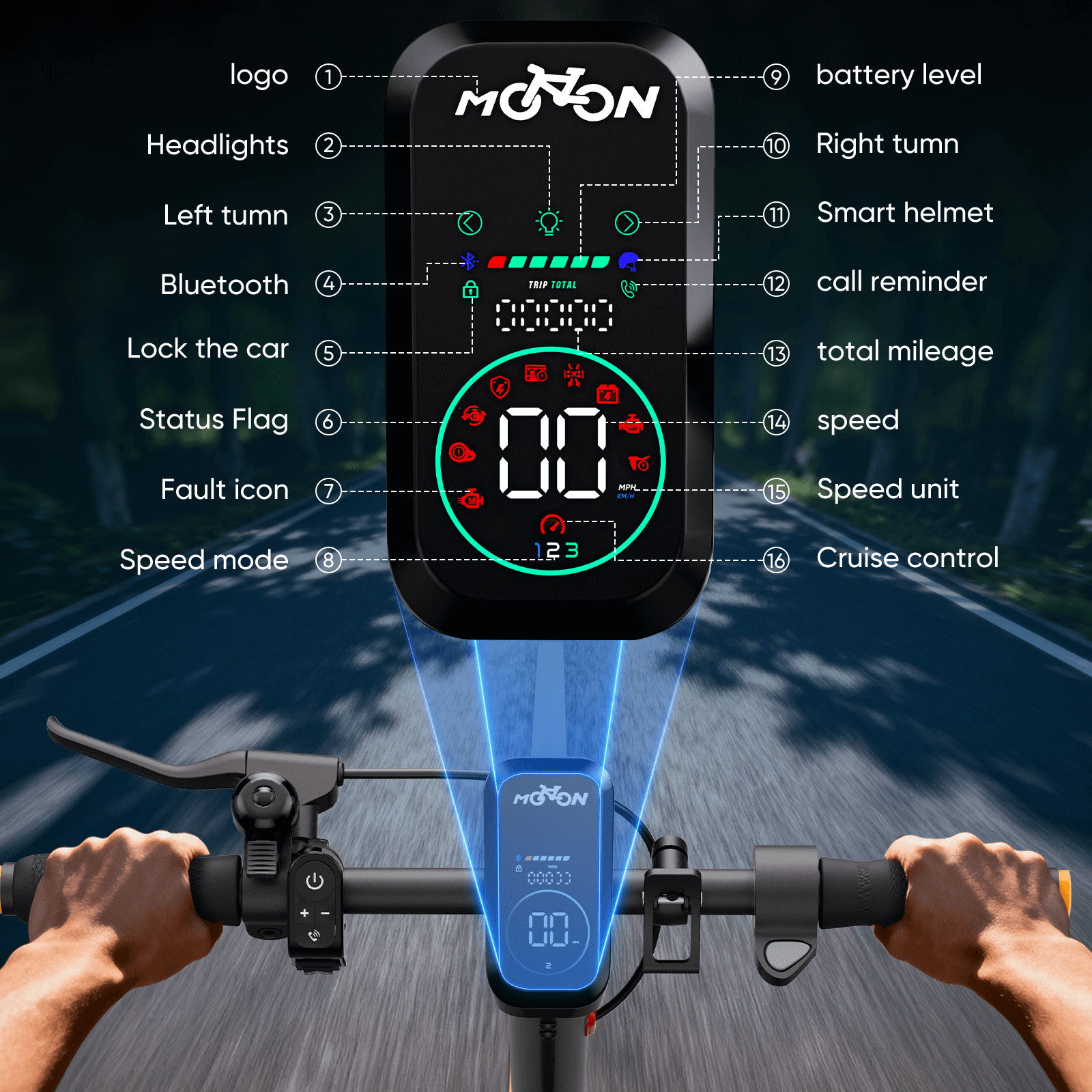 2026 Adult Electric Scooter Foldable Long Range High Speed 25KM/H Urban Commuter