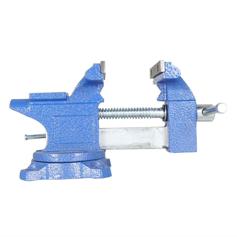 4.5" Bench Vise with Anvil Swivel Locking Base Table top Clamp Heavy Duty Vice
