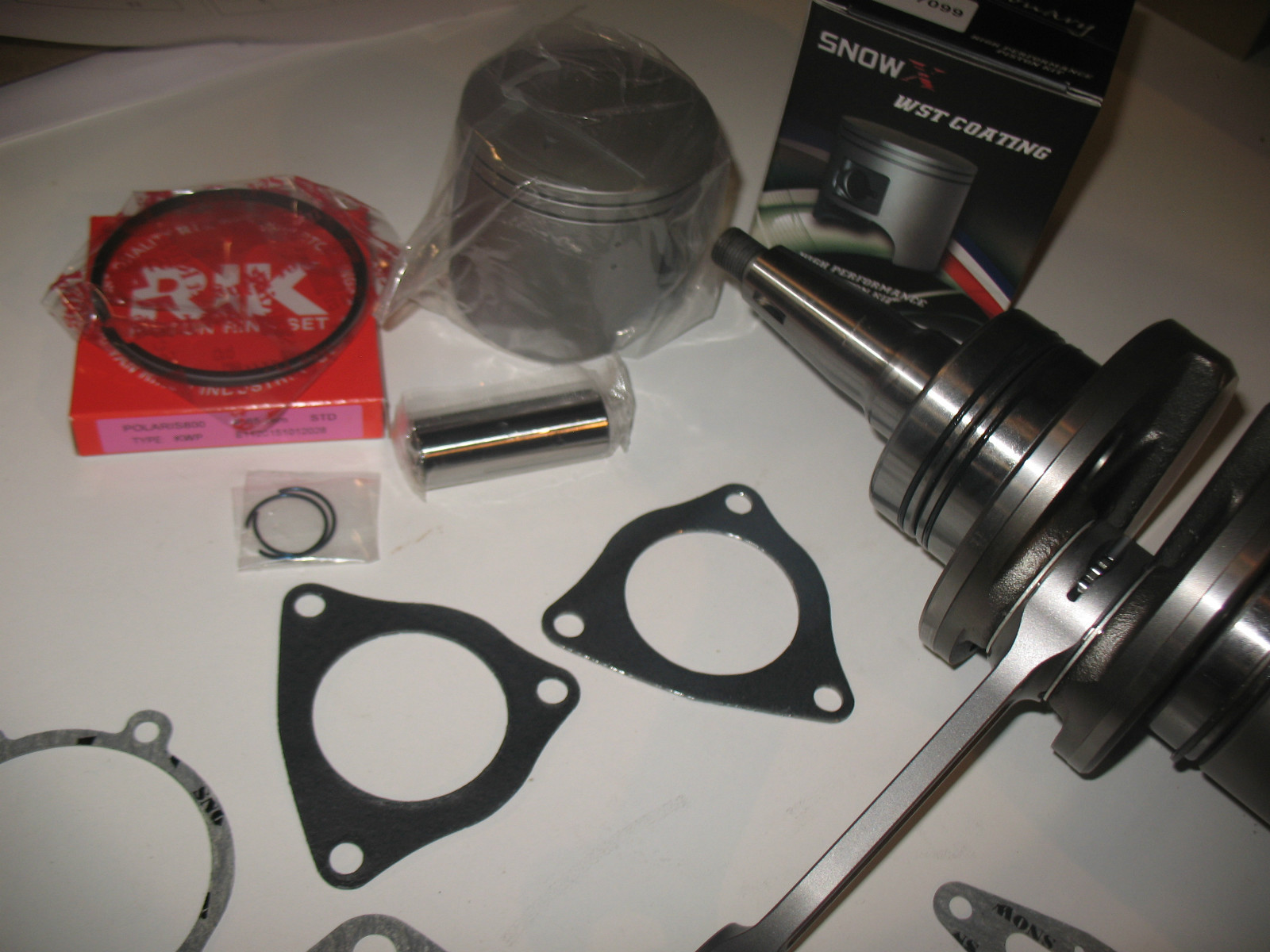 POLARIS 800 RMK EDGE PRO X ENGINE REBUILD KIT PISTONS GASKETS CRANKSHAFT XC SP