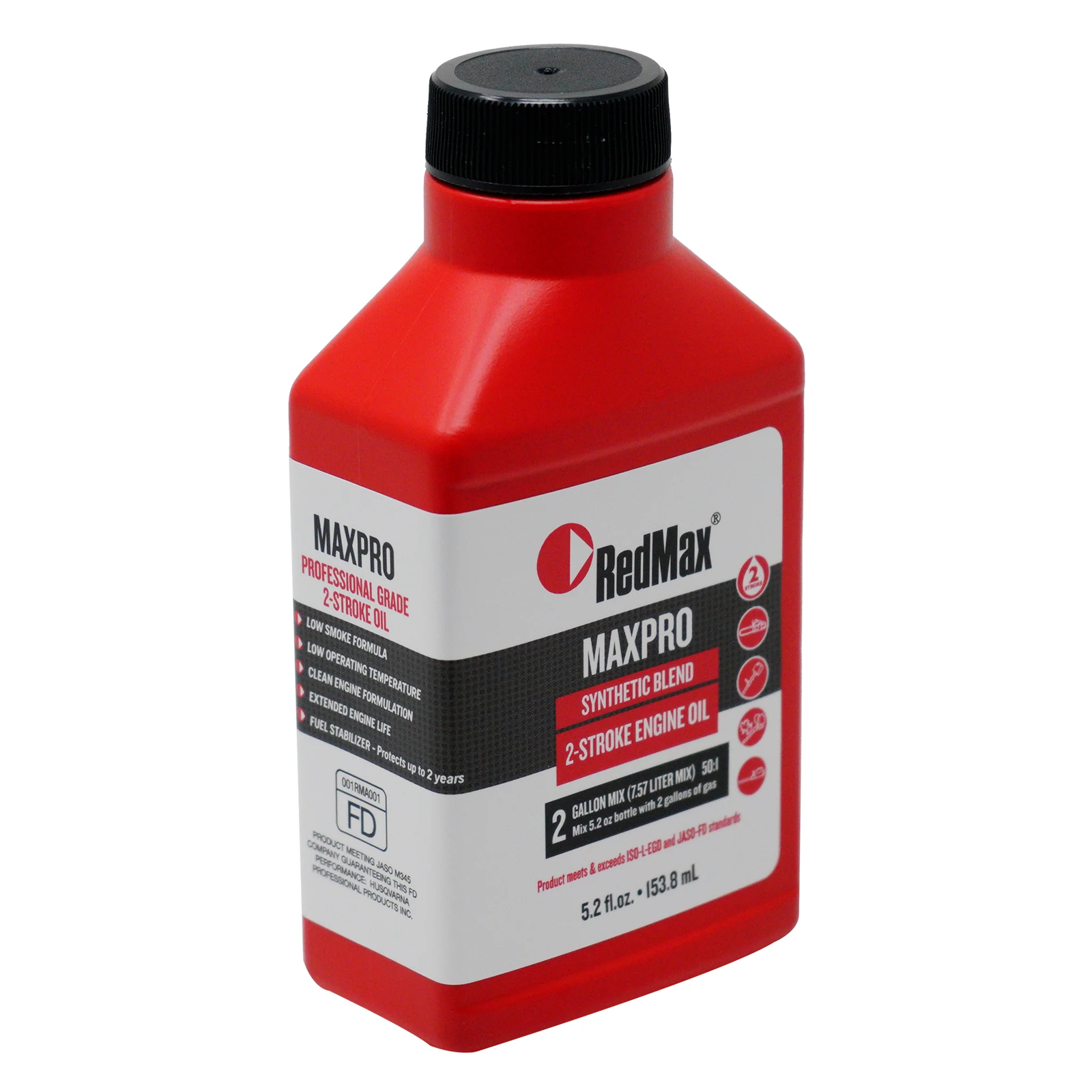 48PK RedMax 598817702 MAXPRO Synthetic Blend 2-Stroke Engine Oil 5.2 fl. oz.