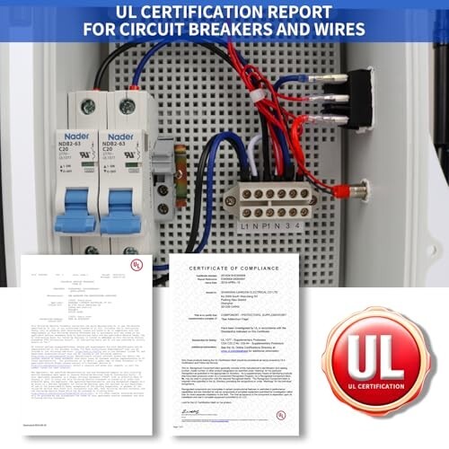 Septic Control Panel with Alarm and Pump Circuit Breaker