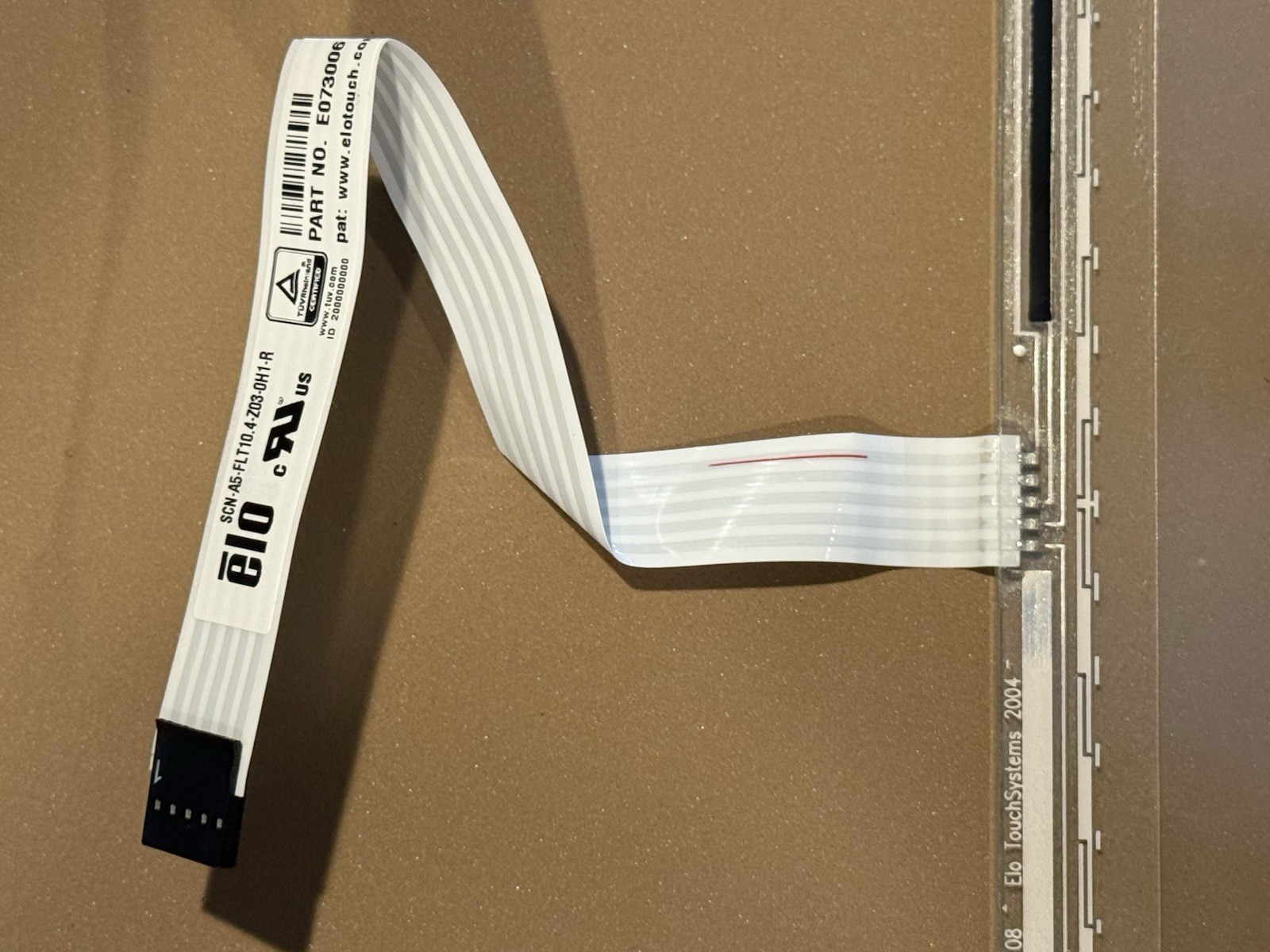 Authentic ELO E073006 ~ Glass Touch Screen Panel ~ SCN-A5-FLT10.4-Z03-0H1-R