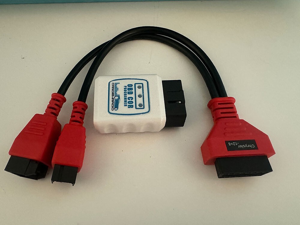 RAM 12" UCONNECT 5 RADIO INTEGRATION PROGRAMMER + SECURITY BYPAS CABLE